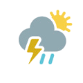 Thursday 3/13 Weather forecast for Chiciu, Romania, Thunderstorm with rain