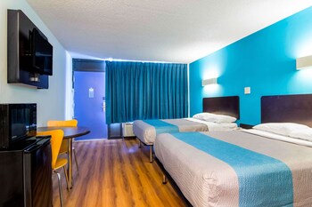 Standard Room, 2 Queen Beds, Non Smoking, Refrigerator & Microwave