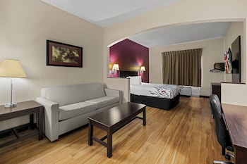Suite, 1 Queen Bed, Accessible, Non Smoking (Roll-In Shower)