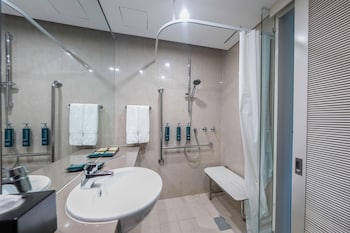 Deluxe Room, 2 Double Beds, Accessible, Balcony (Roll In Shower)