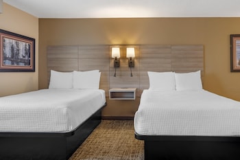 Standard Room, 2 Queen Beds, Non Smoking, Refrigerator & Microwave