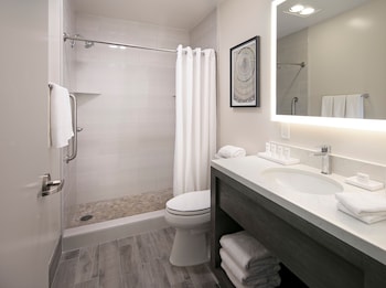 Suite, 1 King Bed with Sofa bed, Microwave