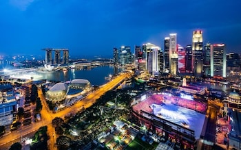 Premier Prestige Marina Bay, 1 King, Balcony, Marina Bay View