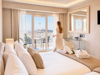 Premium Room with Private Balcony and Panoramic Acropolis View