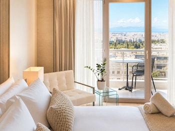 Premium Room with Private Balcony and Panoramic Acropolis View