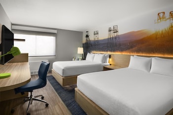 Standard Room, 2 Queen Beds, Non Smoking, Refrigerator & Microwave (Shower Only;Pet Friendly)