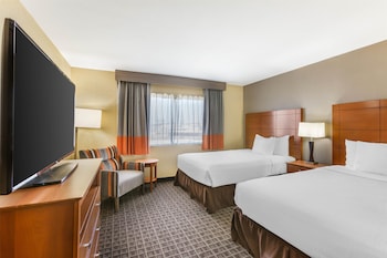 Standard Room, 2 Queen Beds, Non Smoking, Refrigerator & Microwave