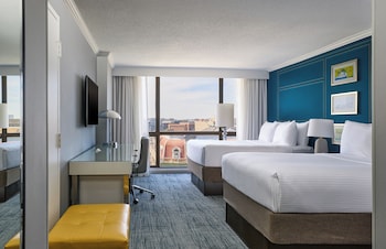 Room, 2 Double Beds, City View