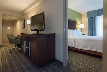 Suite, 1 King Bed with Sofa bed, Microwave