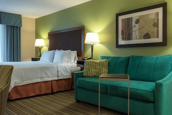 Suite, 1 King Bed with Sofa bed, Microwave