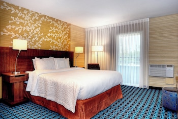 Room, 1 King Bed, Roll-in Shower, Courtyard View