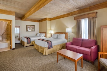 Suite, 2 Queen Beds, Non Smoking, Refrigerator & Microwave
