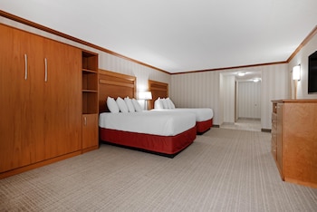 Standard Room, 2 Queen Beds, Non Smoking, Refrigerator & Microwave