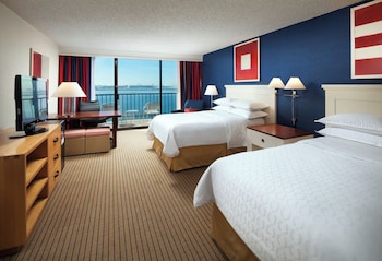 Standard Room, 2 Double Beds, Balcony, Tower (Bay Tower Hearing Accessible)