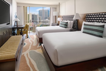 Club Room, 2 Double Beds, Ocean View