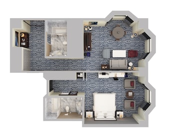 Executive Suite, 1 Bedroom (View)
