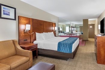Junior Studio Suite, 1 King Bed with Sofa bed, Non Smoking, Jetted Tub