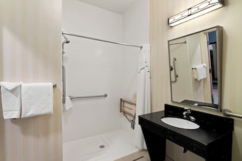 Studio, 1 Queen Bed, Accessible, Non Smoking (Roll-In Shower)
