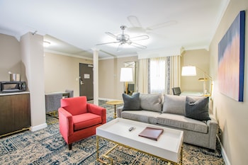 Suite, 2 Double Beds, Fireplace (2-Room)