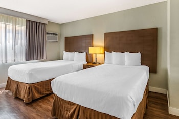 Standard Room, 2 Double Beds, Non Smoking, Refrigerator & Microwave