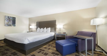 Standard Room, 1 King Bed, Non Smoking, Refrigerator & Microwave