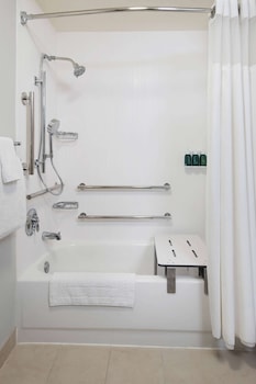 Suite, 1 King Bed with Sofa bed, Accessible (Mobility/Hearing Tub One Bedroom)