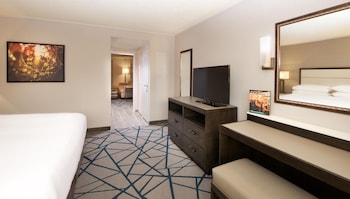 Suite, 1 King Bed with Sofa bed, Microwave