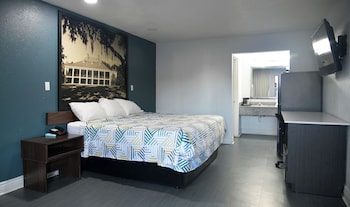 Standard Room, 1 King Bed, Smoking, Refrigerator & Microwave