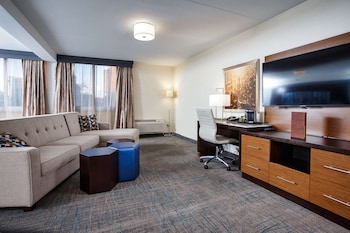 Room, 1 King Bed, Roll-in Shower (Living Room)