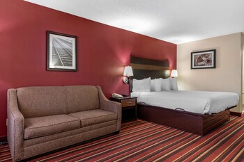 Standard Room, 1 King Bed, Smoking, Refrigerator & Microwave