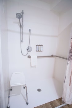 Standard Single Room, 1 King Bed, Roll-in Shower