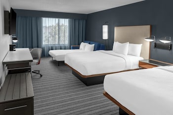 Room, Multiple Beds, Hearing Accessible (Roll-in Shower)