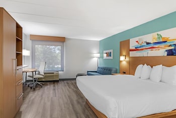 Standard Room, 1 King Bed, Non Smoking, Refrigerator & Microwave (with Single Sofabed;Larger Room)