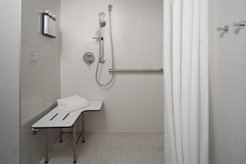 Room, 1 Queen Bed, Roll-in Shower