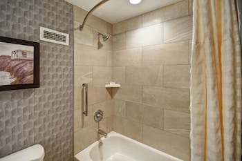Suite, 1 King Bed with Sofa bed, Microwave, Corner
