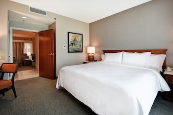Suite, 1 King Bed with Sofa bed, Microwave