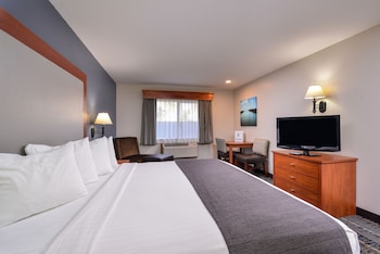 Standard Room, 1 King Bed, Non Smoking, Refrigerator & Microwave