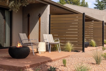 Serenity Firepit Patio King + Sleeper Sofa