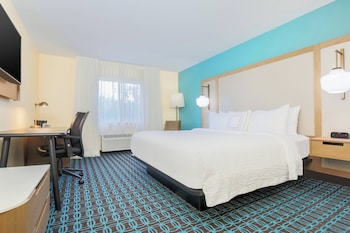 Room, 1 King Bed, Roll-in Shower