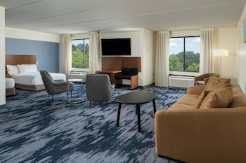 Deluxe Suite, Multiple Beds, Roll-in Shower, Bathtub