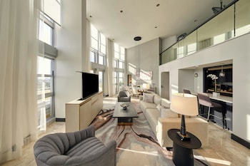 Vice Presidential City Skyline View Balcony Suite